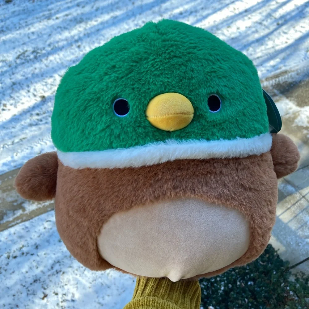Squishmallows Fuzzamallows Avery Mallard Duck 12